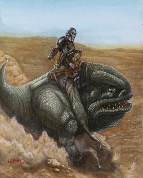 Black Market Art Company Dangerous Blurgmount Print