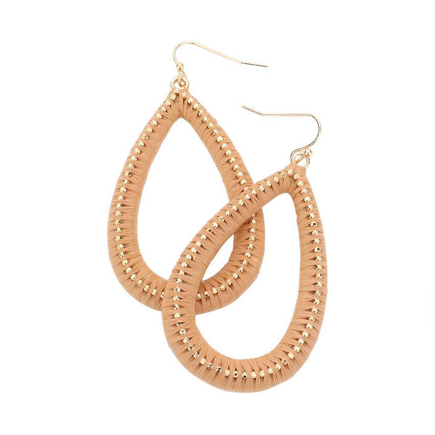 Open Teardrop Dangle Earrings - Madeline Love - Flyclothing LLC