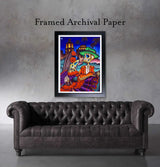 Black Market Art Company Dark Desert Highway Print - Black Market Art Company - Flyclothing LLC