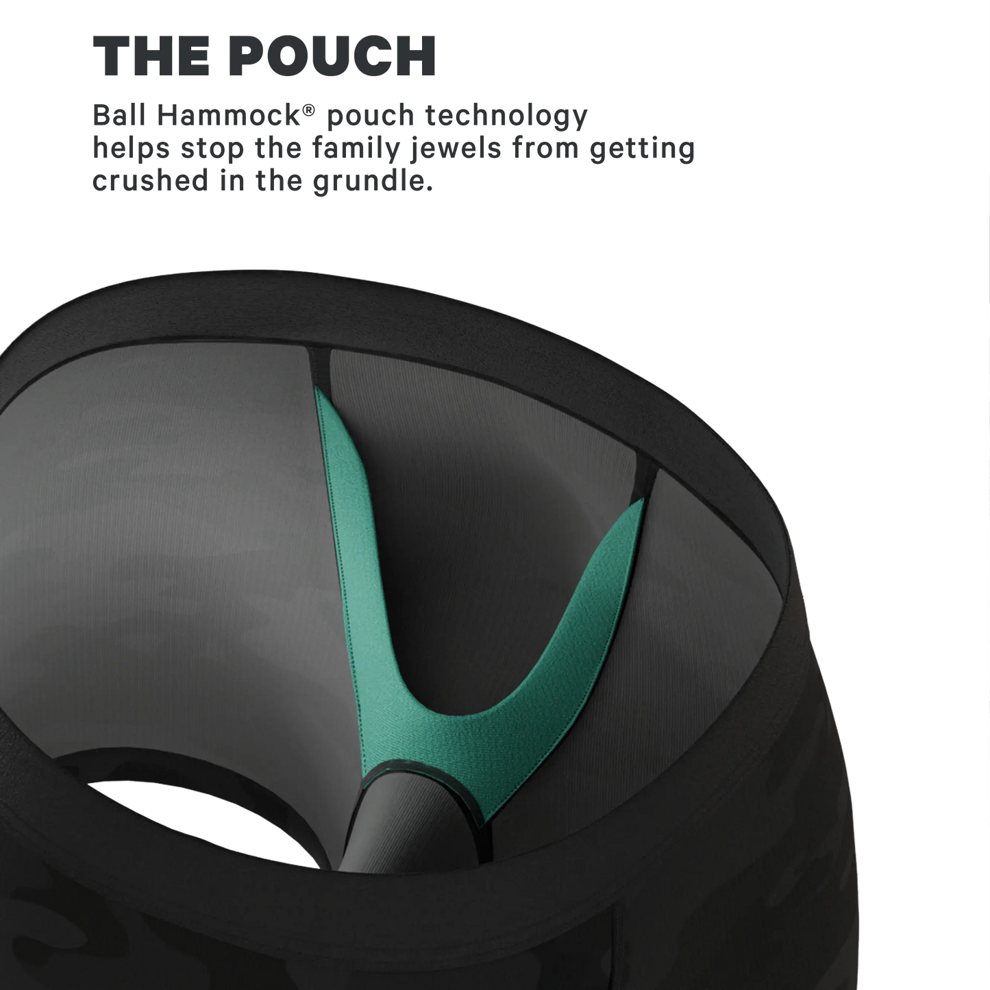 The Darkside | Black Camouflage Fart Proof Ball Hammock® Pouch Underwear - Shinesty - Flyclothing LLC