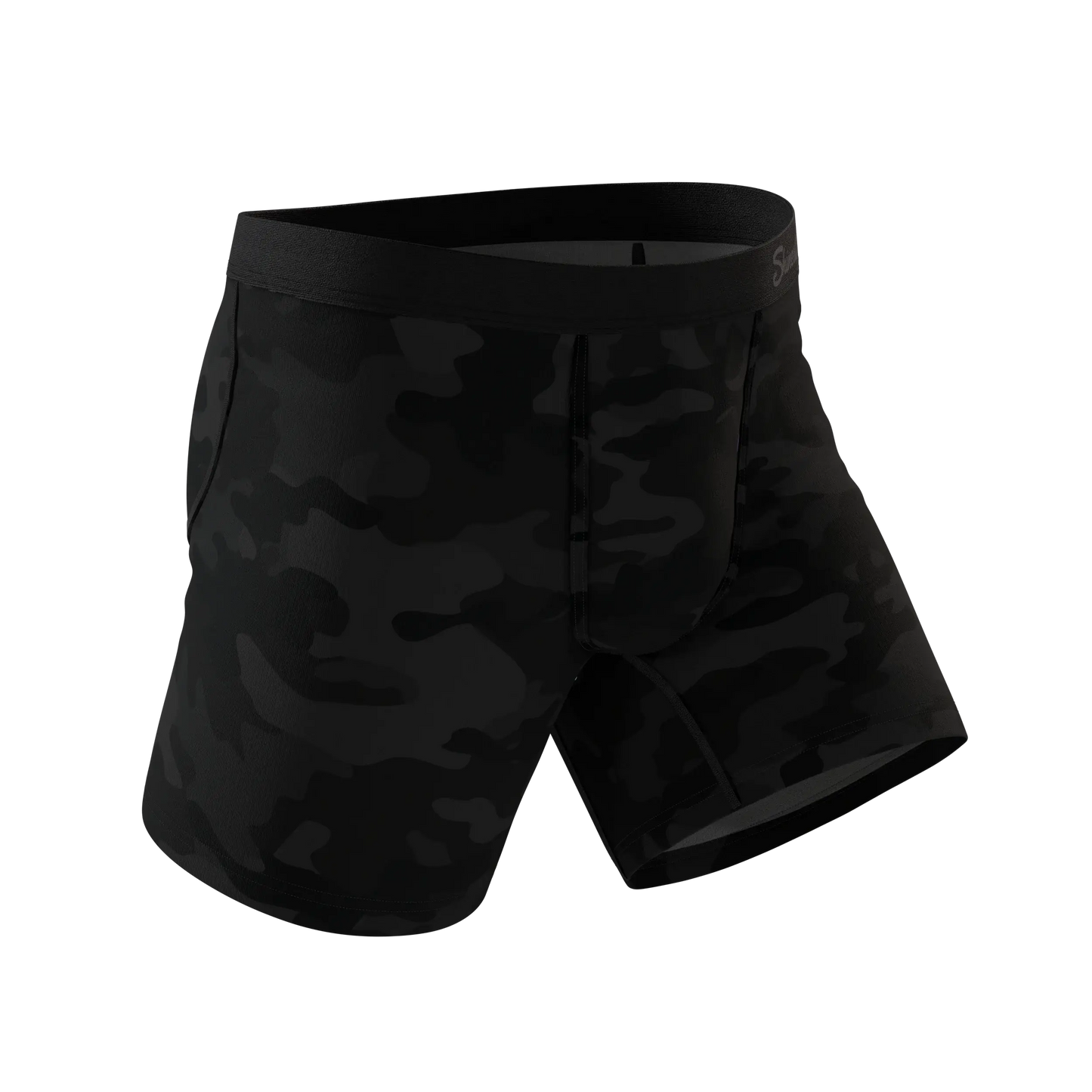 The Darkside | Black Camouflage Fart Proof Ball Hammock® Pouch Underwear - Shinesty - Flyclothing LLC