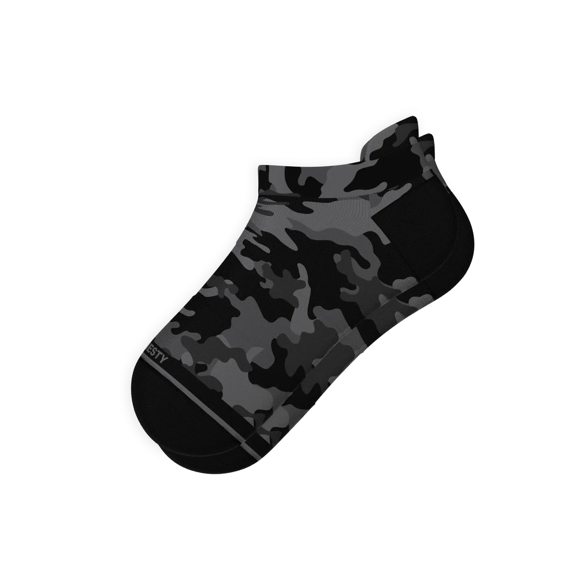 The Darkside | Black Camouflage Heel Hammock™ Ankle Socks - Shinesty - Flyclothing LLC
