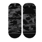 The Darkside | Black Camouflage Heel Hammock™ Ankle Socks - Shinesty - Flyclothing LLC
