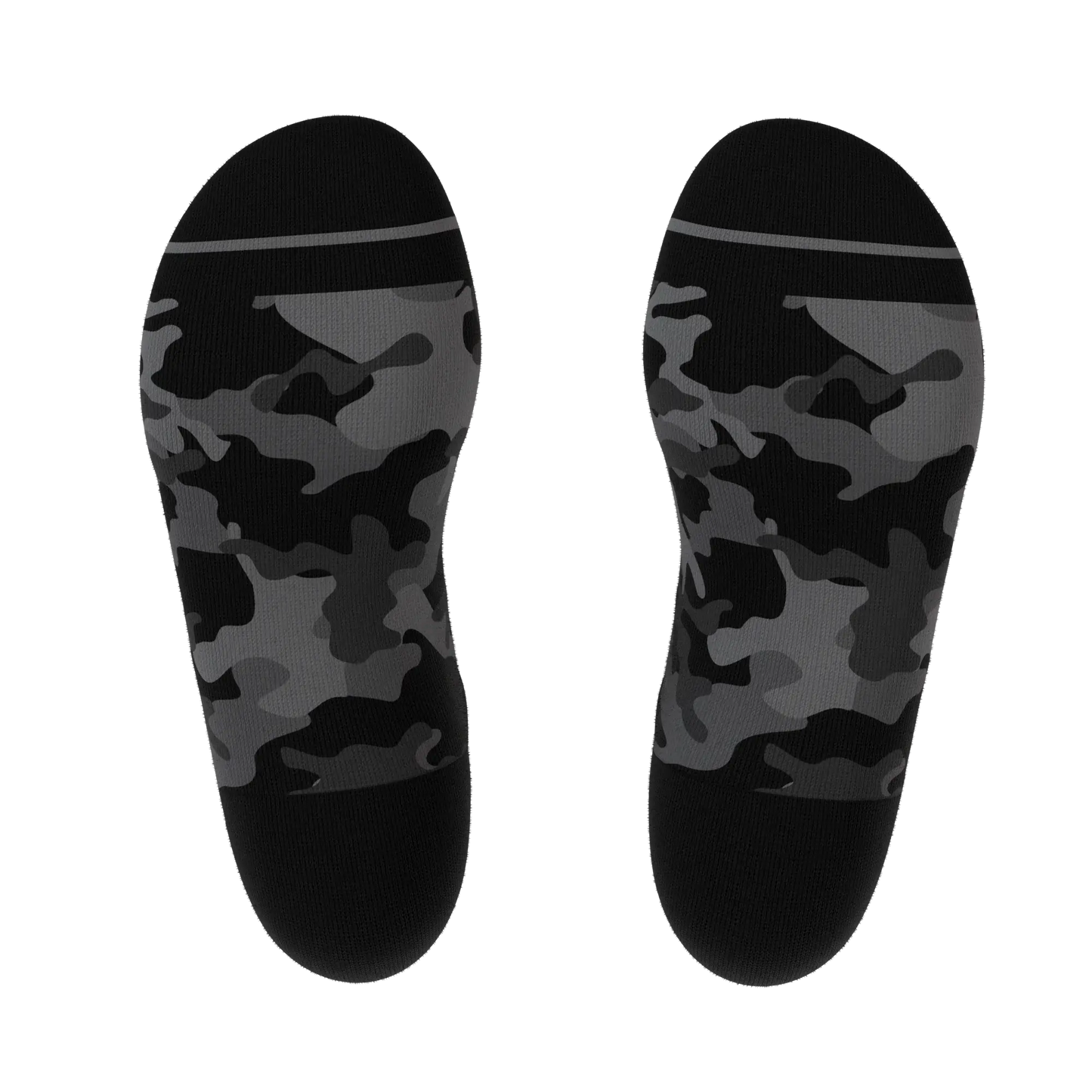 The Darkside | Black Camouflage Heel Hammock™ Ankle Socks - Shinesty - Flyclothing LLC