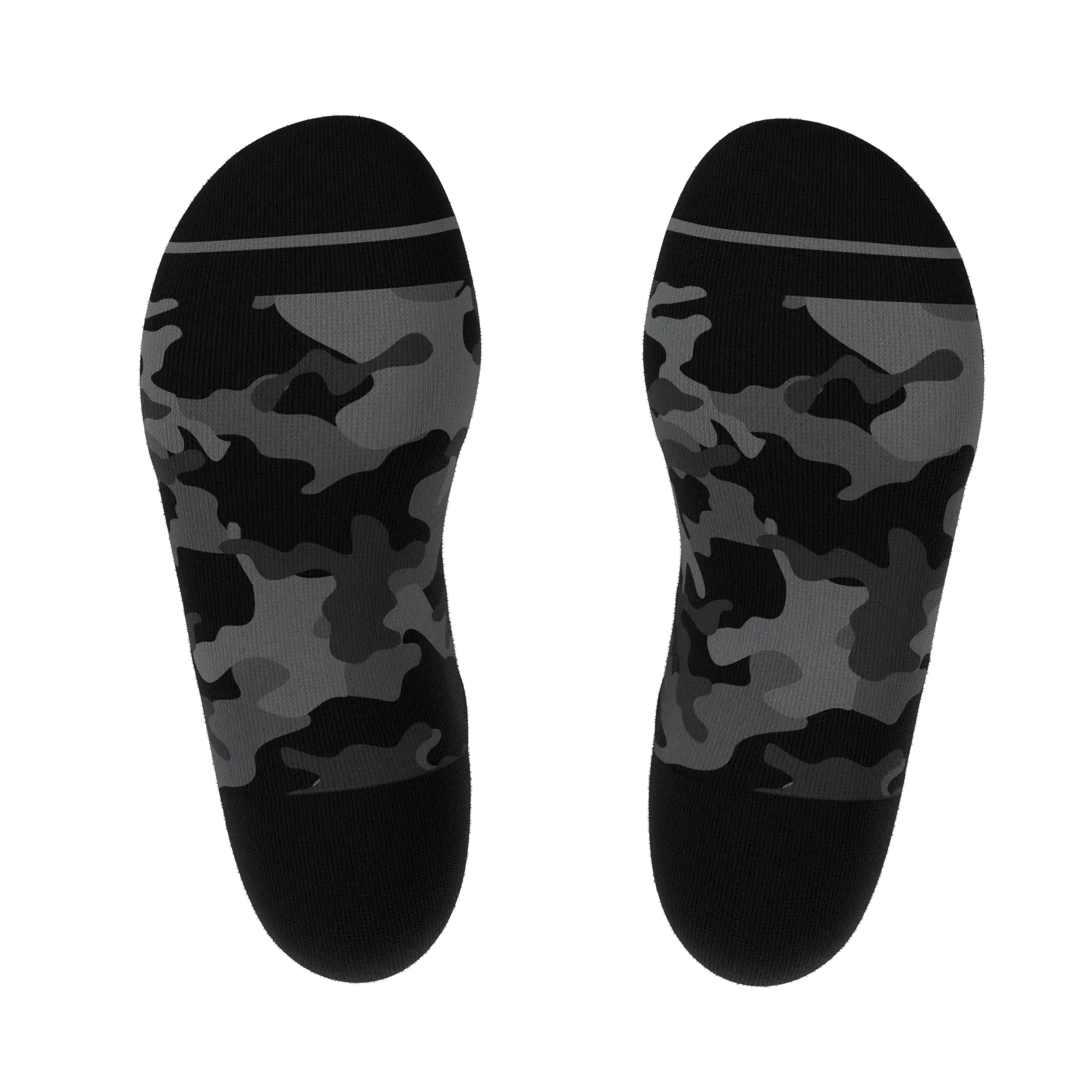 The Darkside | Black Camouflage Heel Hammock™ Ankle Socks - Shinesty - Flyclothing LLC