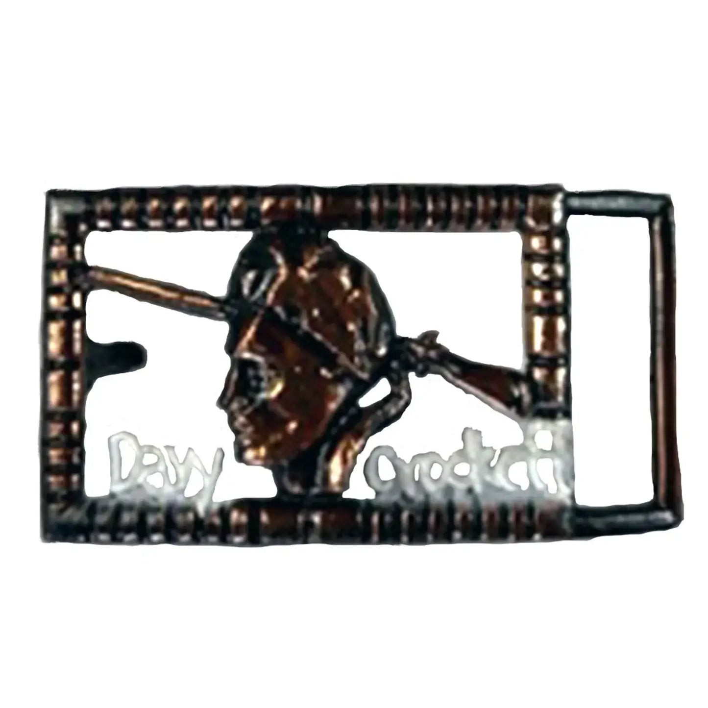 Rockmount Ranch Wear davy crockett copper western belt buckle - Rockmount Clothing - Flyclothing LLC