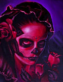 Black Market Art Company Day of Dead Mary Print