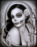 Black Market Art Company Day of the Dead Aria Print