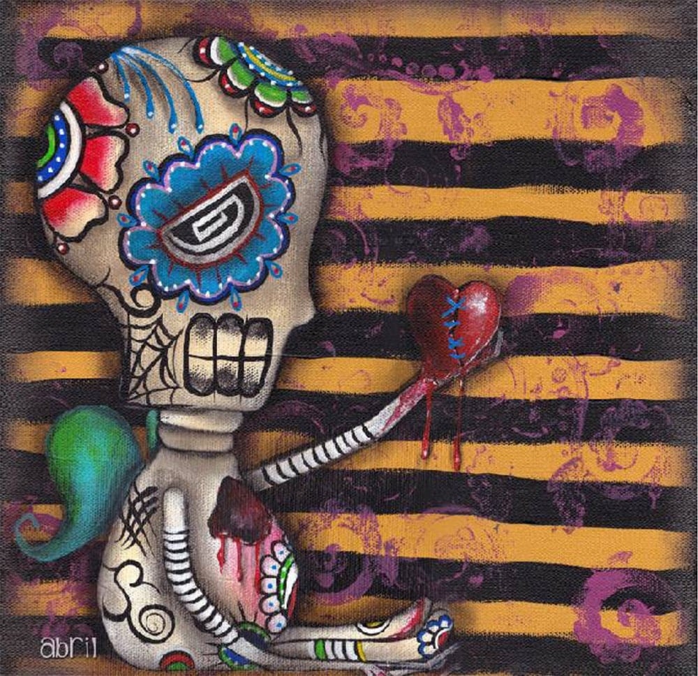 Black Market Art Company Day of the Dead Print