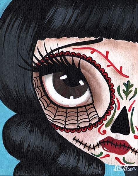 Black Market Art Company Day of the Dead No. 11 Print - Black Market Art Company - Flyclothing LLC
