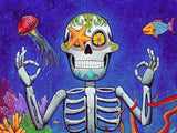 Black Market Art Company Dead Blue Sea Print