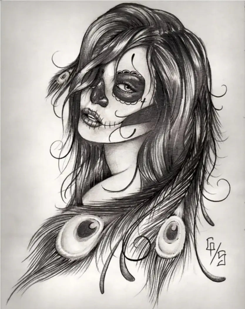 Black Market Art Company Dead Feathers Print - Black Market Art Company - Flyclothing LLC