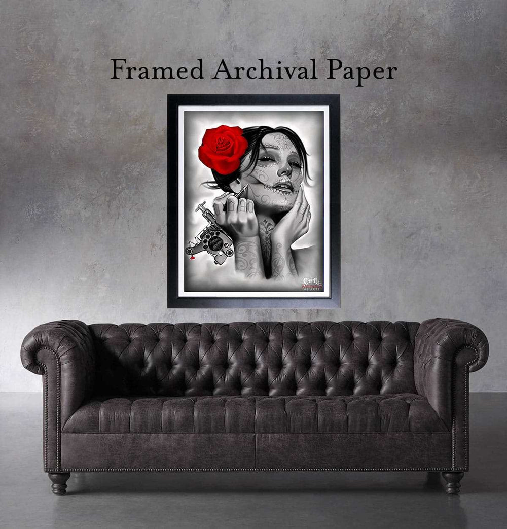 Black Market Art Company Dead Queen Print - Black Market Art Company - Flyclothing LLC