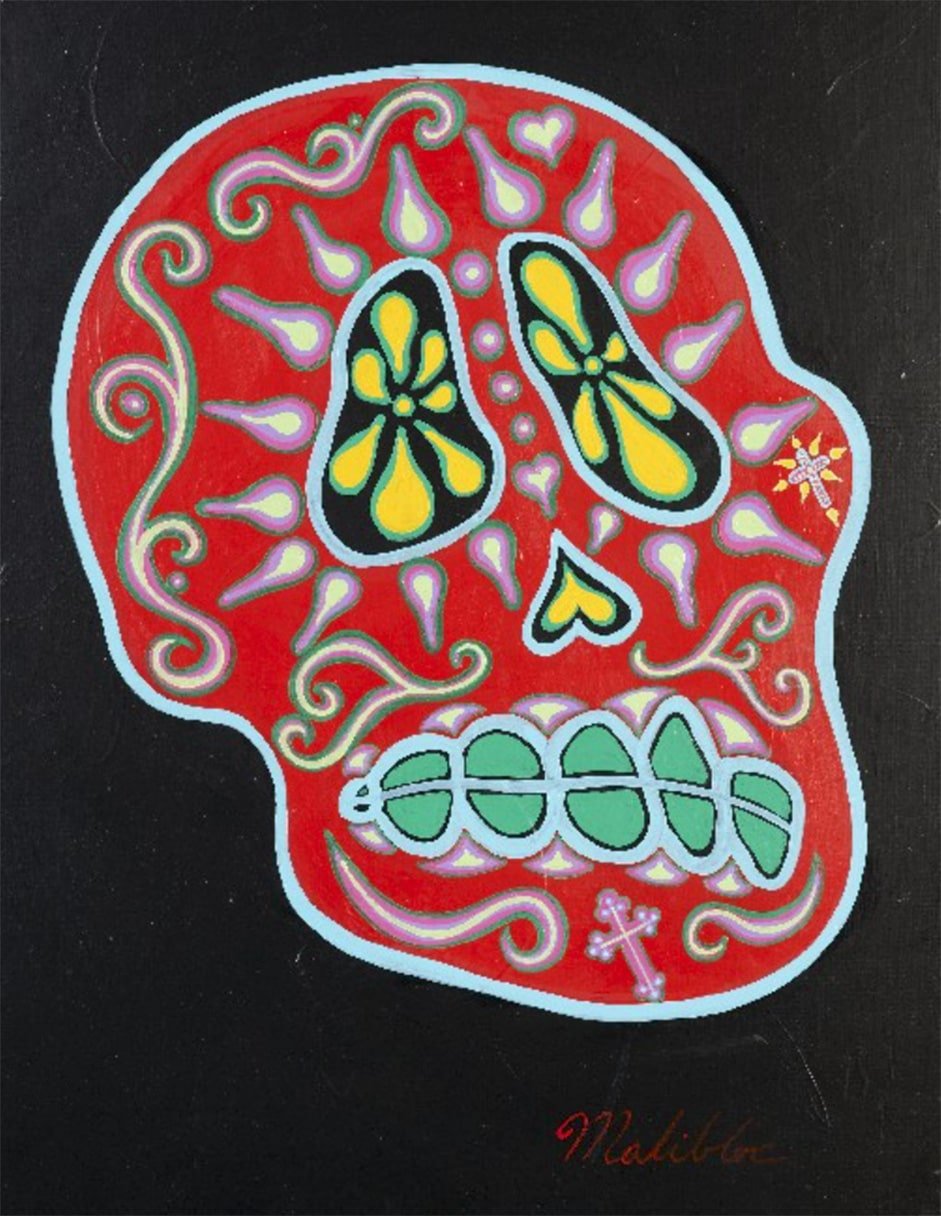 Black Market Art Company Dead Red Print