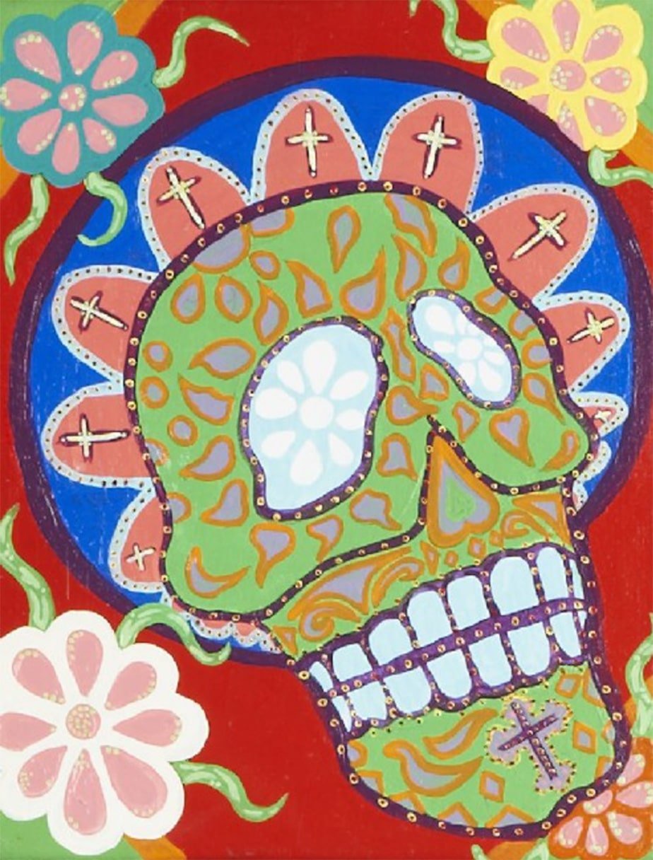 Black Market Art Company Dead Sombrero Print