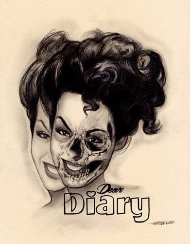 Black Market Art Company Dear Diary Print - Black Market Art Company - Flyclothing LLC