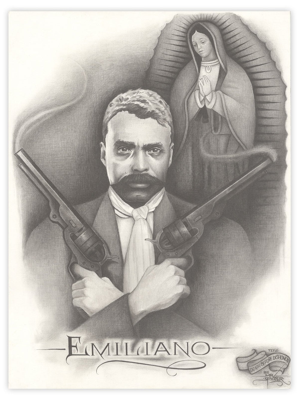 Black Market Art Company Death Before Dishonor Print