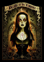Black Market Art Company Death to the Empire Blue Nun Print