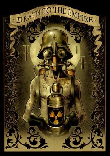 Black Market Art Company Death to the Empire Nuclear Print - Black Market Art Company - Flyclothing LLC