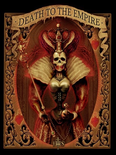 Black Market Art Company Death to the Empire Queen Print