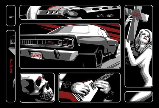Black Market Art Company Death Ride 68 Print - Black Market Art Company - Flyclothing LLC