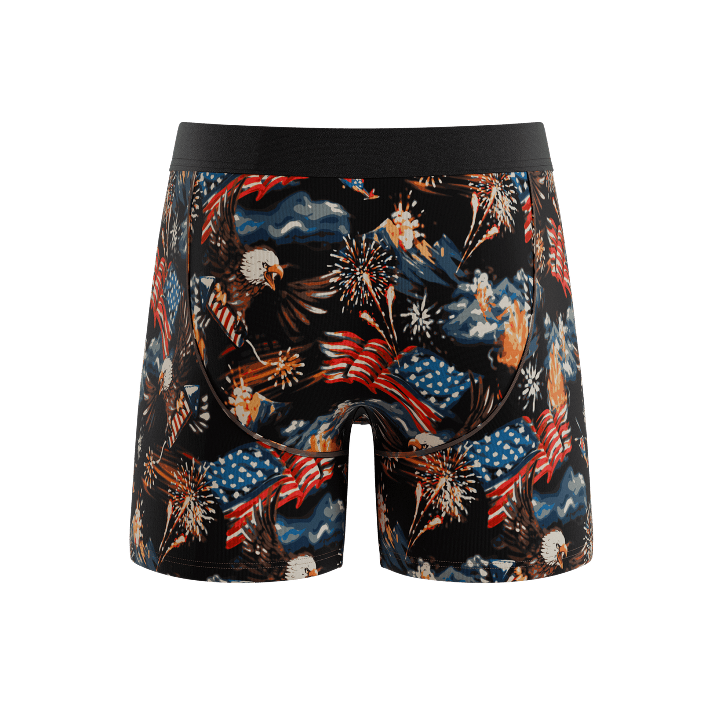 The Declaration | Americana Eagles Ball Hammock® Pouch Underwear With Fly - Shinesty - Flyclothing LLC