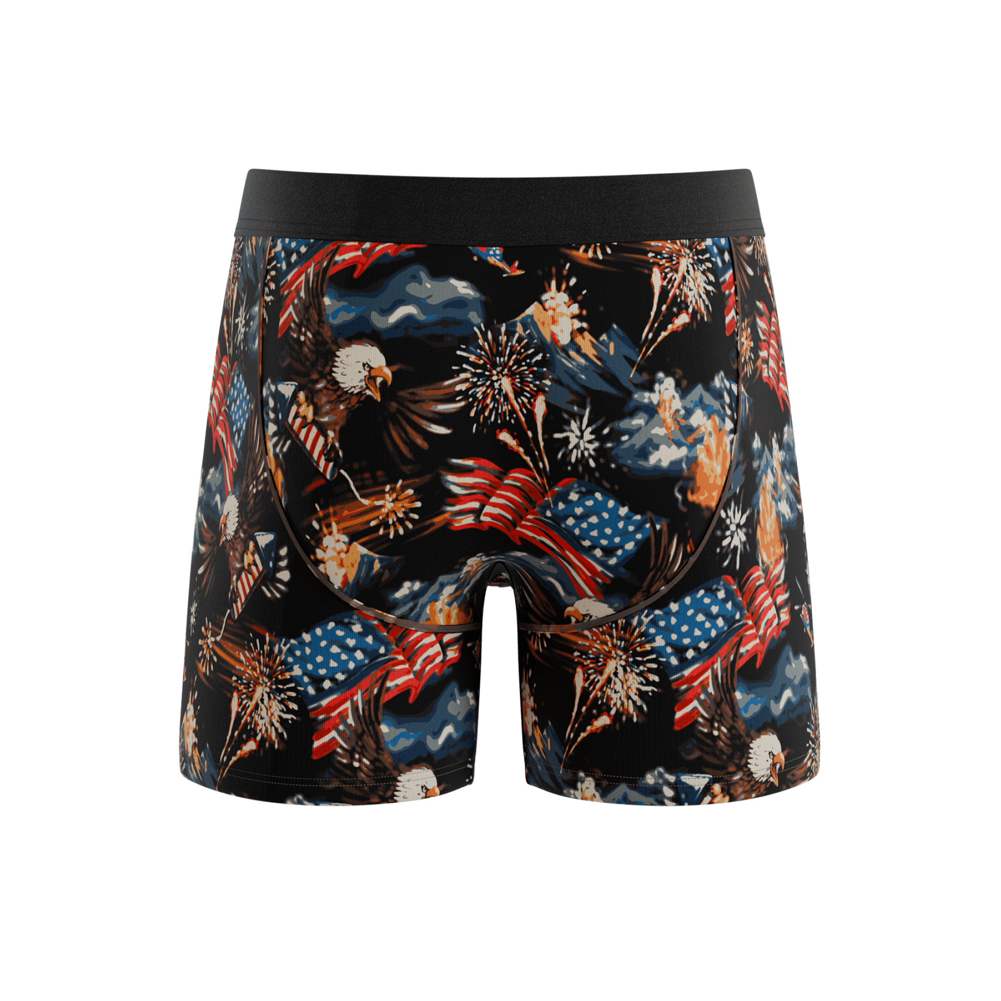 The Declaration | Americana Eagles Ball Hammock® Pouch Underwear With Fly - Shinesty - Flyclothing LLC