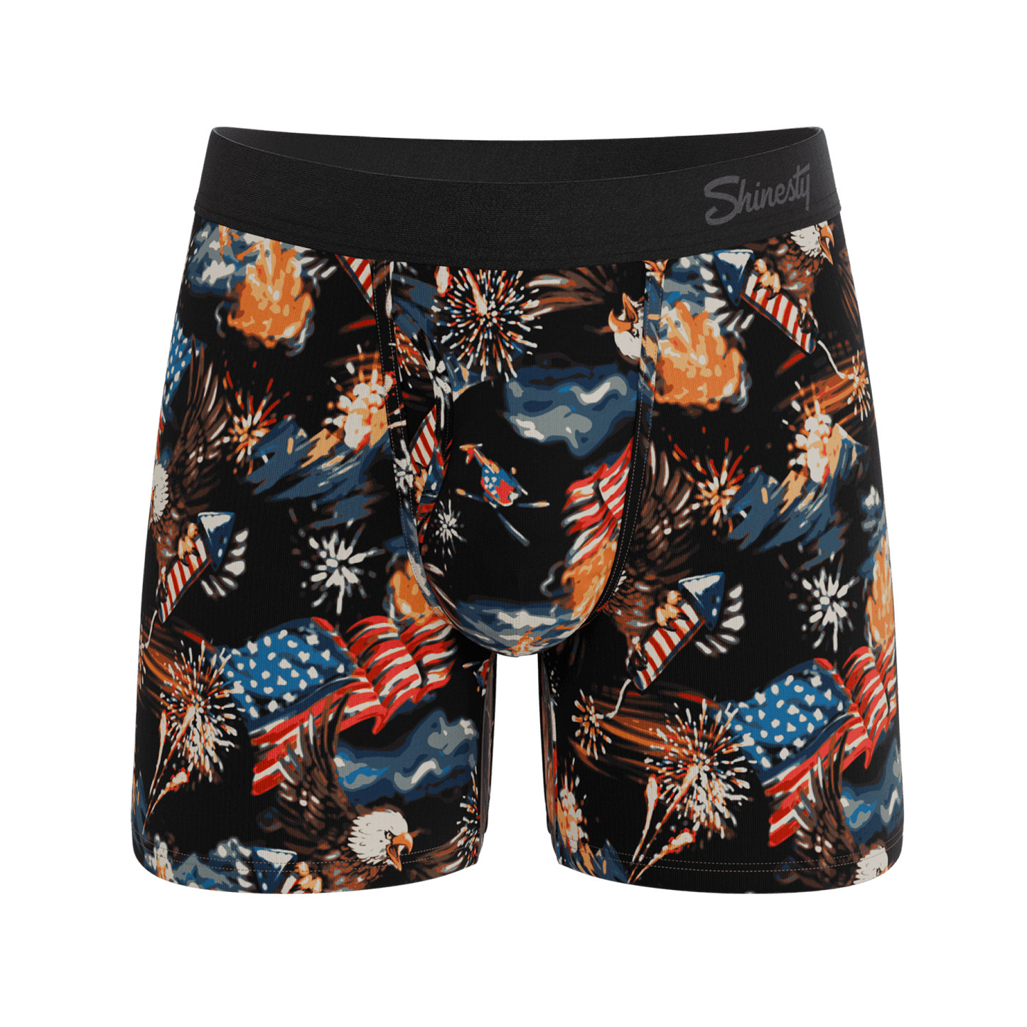 The Declaration | Americana Eagles Ball Hammock® Pouch Underwear With Fly - Shinesty - Flyclothing LLC