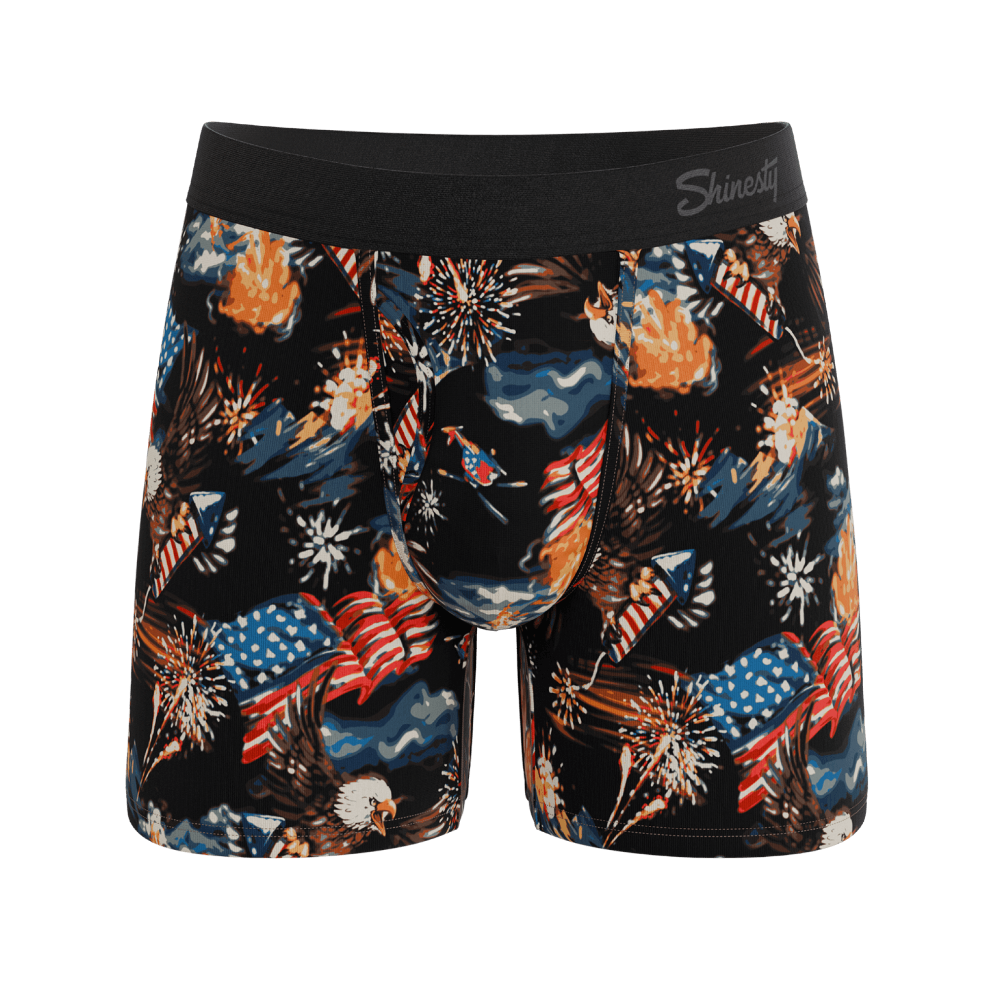 The Declaration | Americana Eagles Ball Hammock® Pouch Underwear With Fly - Shinesty - Flyclothing LLC