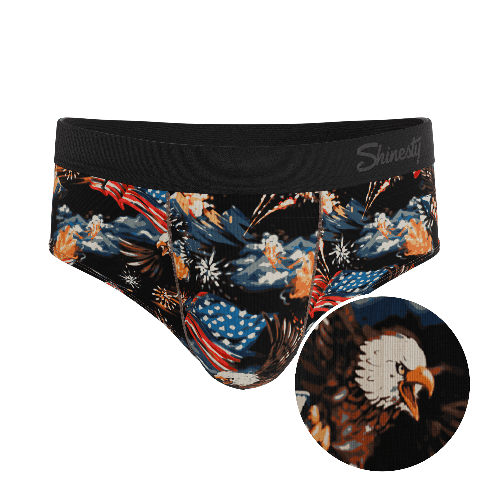 The Declaration | Americana Eagles Ball Hammock® Pouch Underwear Briefs - Shinesty - Flyclothing LLC
