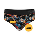 The Declaration | Americana Eagles Ball Hammock® Pouch Underwear Briefs - Shinesty - Flyclothing LLC