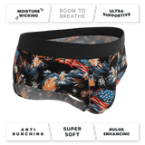The Declaration | Americana Eagles Ball Hammock® Pouch Underwear Briefs - Shinesty - Flyclothing LLC