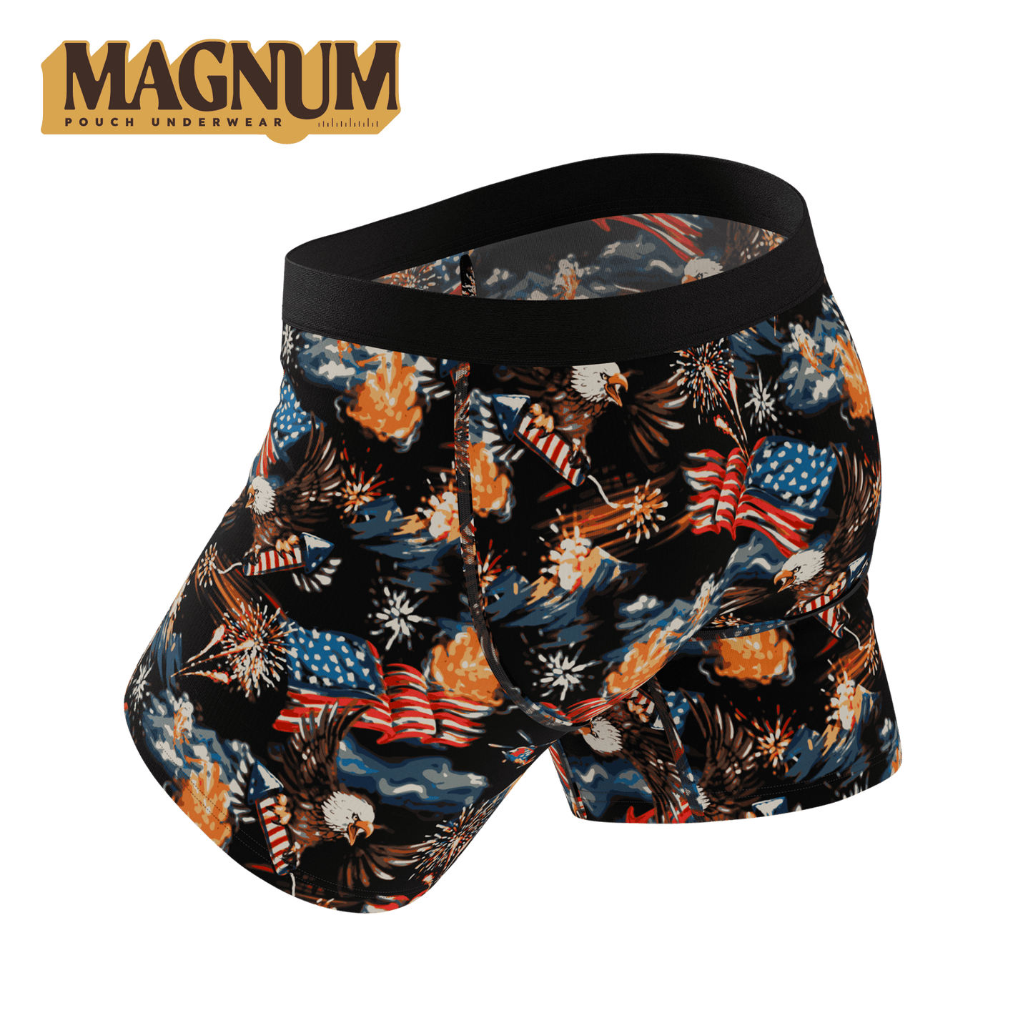 The Declaration | Americana Eagles Ball Hammock® Magnum Big Pouch Underwear - Shinesty - Flyclothing LLC