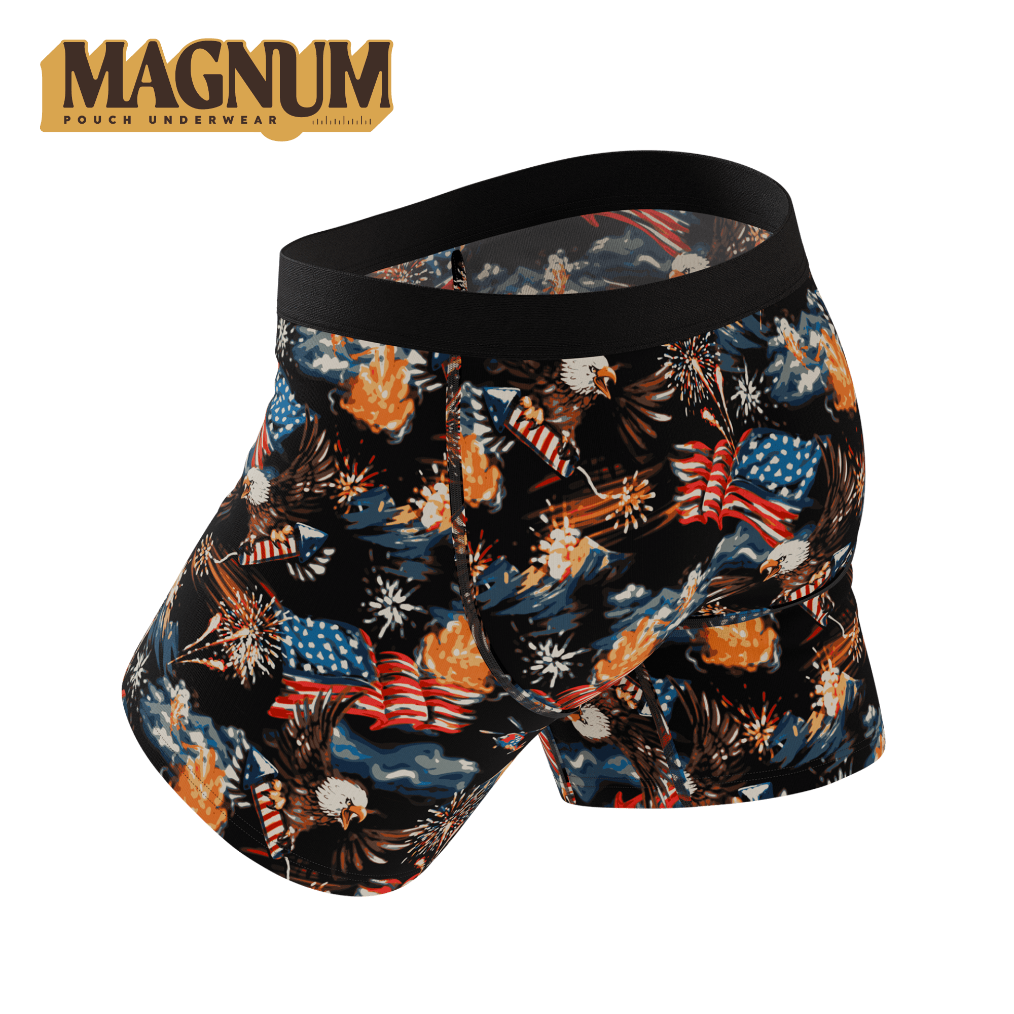 The Declaration | Americana Eagles Ball Hammock® Magnum Big Pouch Underwear - Shinesty - Flyclothing LLC