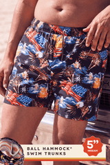 The Declaration | Americana Eagles Ball Hammock® Pouch 5" Swim Trunks - Shinesty - Flyclothing LLC