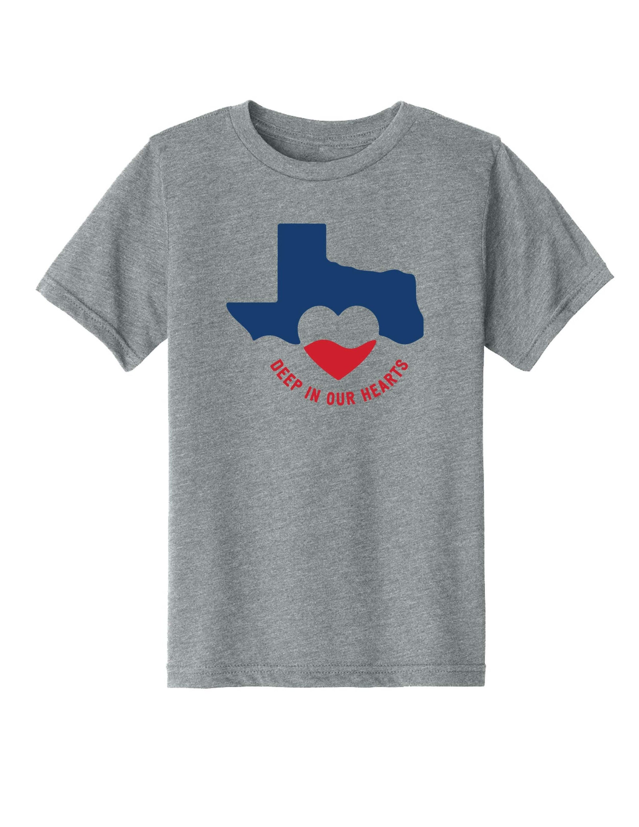 Deep in our Hearts Recovery Youth T-Shirt - Heather Gray