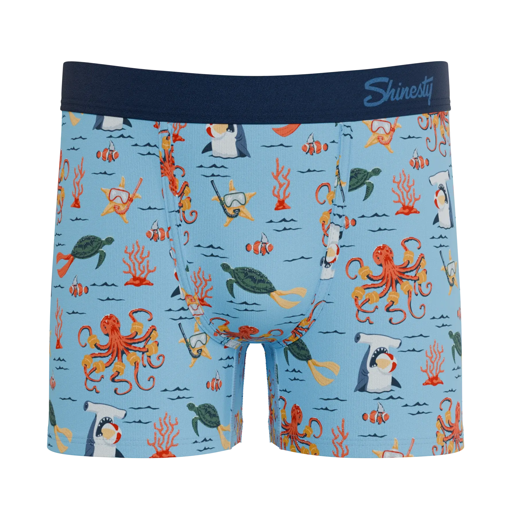 The Deep End | Sea Creatures Boy's Boxer Briefs - Shinesty - Flyclothing LLC