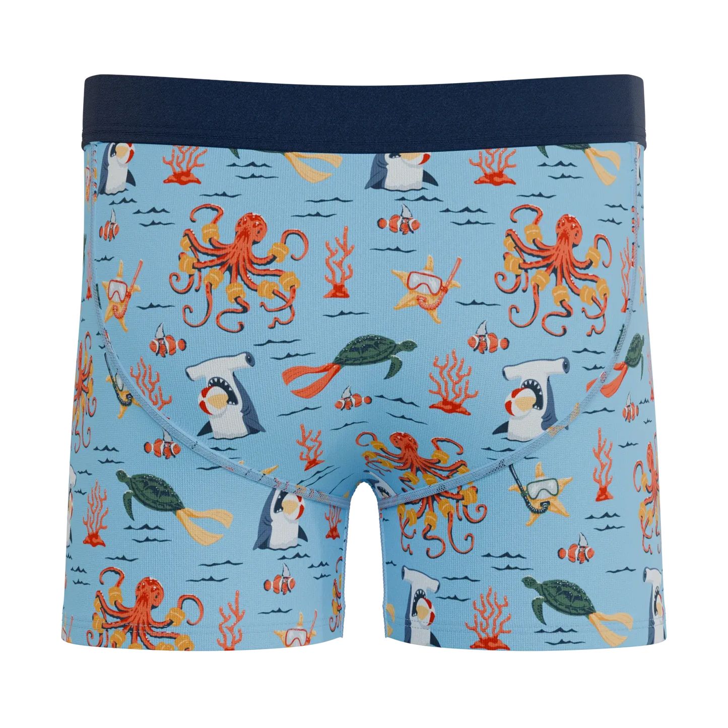 The Deep End | Sea Creatures Boy's Boxer Briefs - Shinesty - Flyclothing LLC