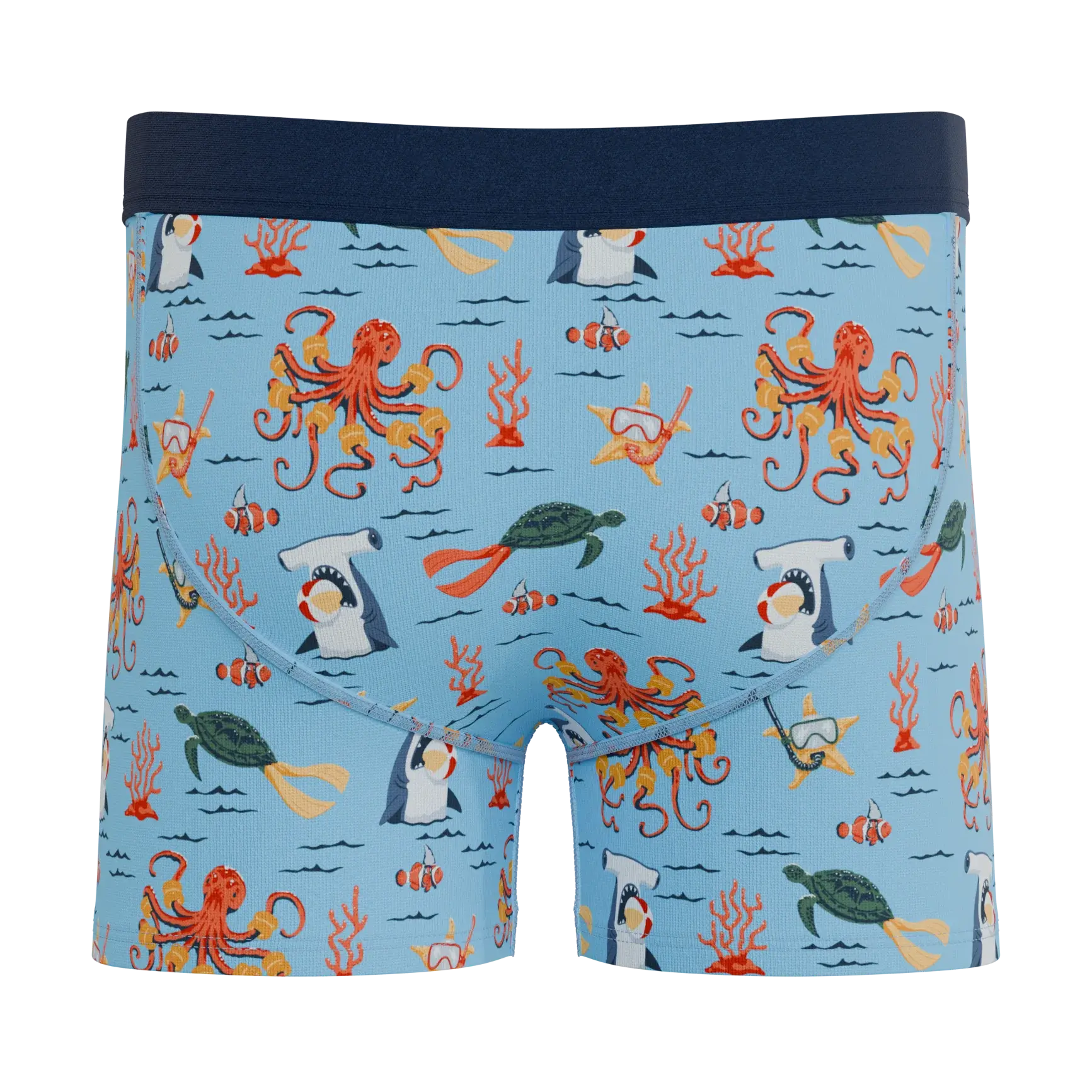 The Deep End | Sea Creatures Boy's Boxer Briefs - Shinesty - Flyclothing LLC