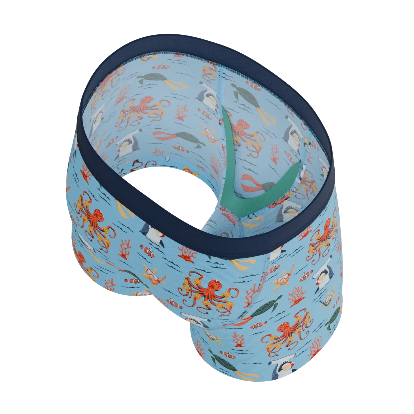 The Deep End | Sea Creatures Boy's Boxer Briefs - Shinesty - Flyclothing LLC