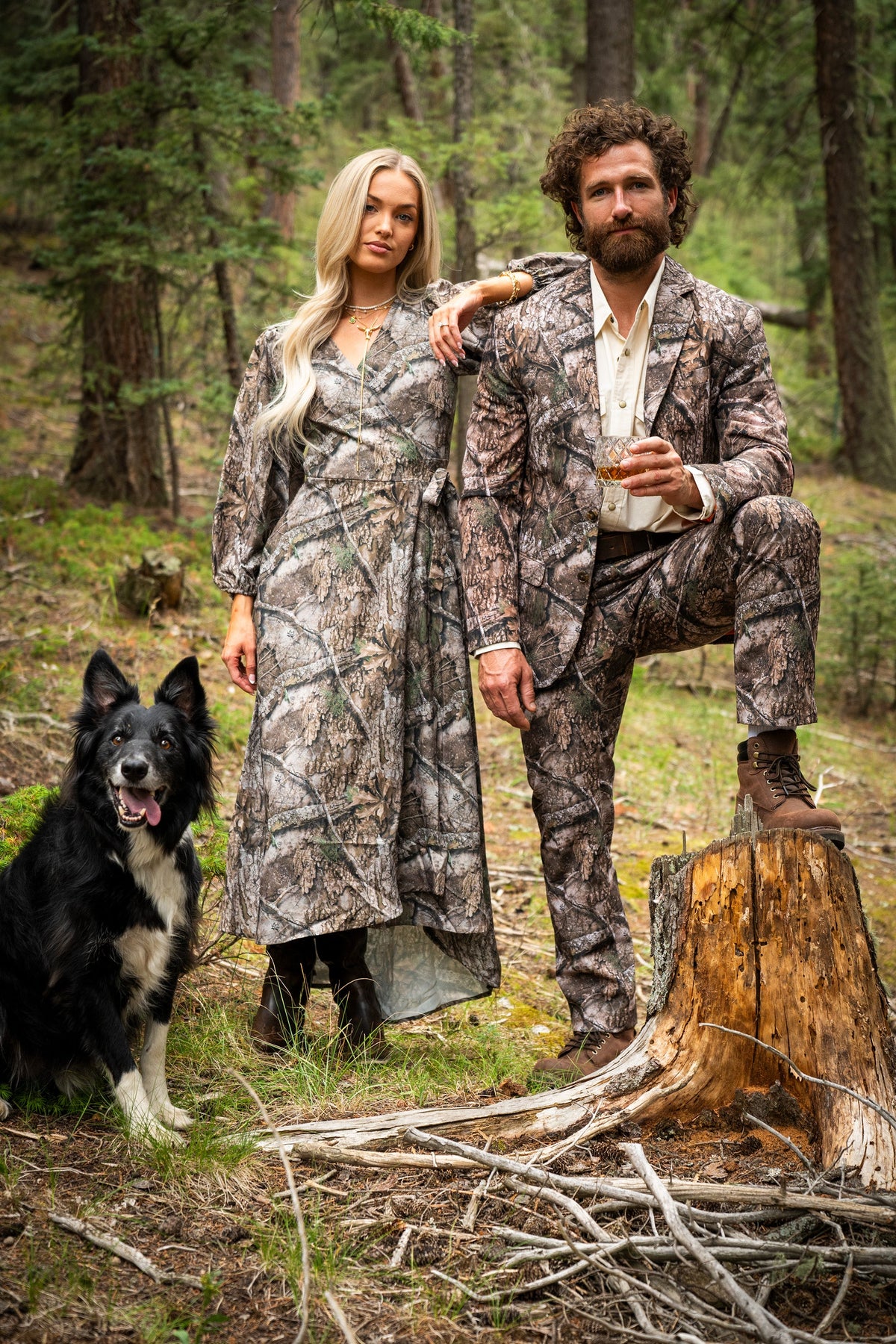 The Deerly Departed | RealTree x Shinesty Camouflage Long Sleeve Dress - Shinesty - Flyclothing LLC
