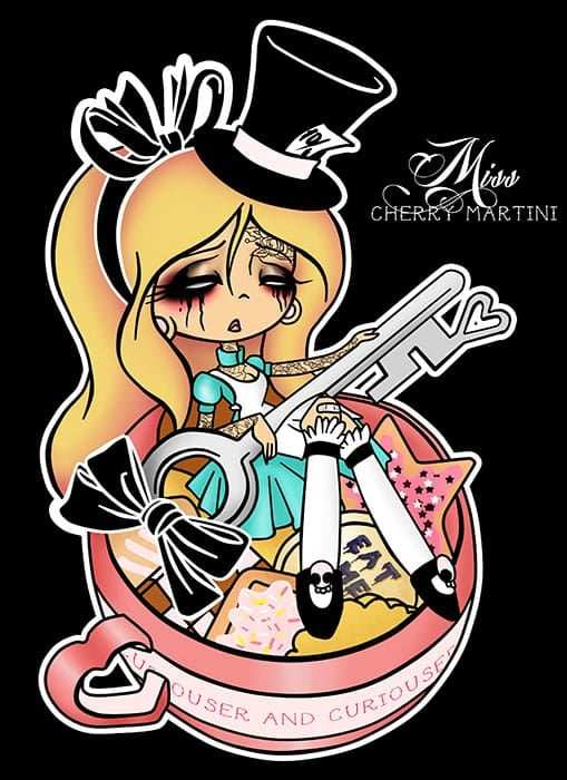 Black Market Art Company Dees Alice Print - Black Market Art Company - Flyclothing LLC