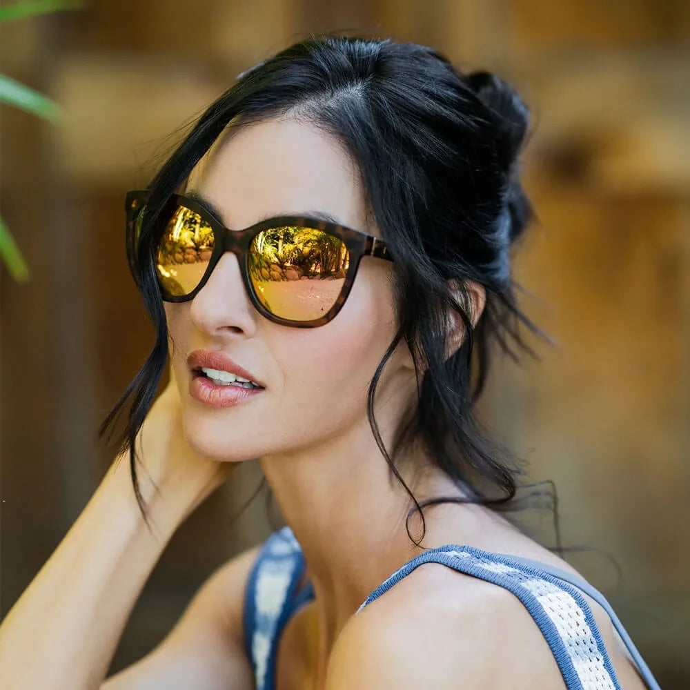 Matte Tortoise Shell / Rose Gold Deja Views - Knockaround - Flyclothing LLC