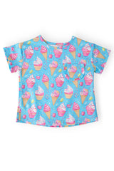 Delightful Desserts Ruffle Pocket Tee - Mila & Rose ® - Flyclothing LLC