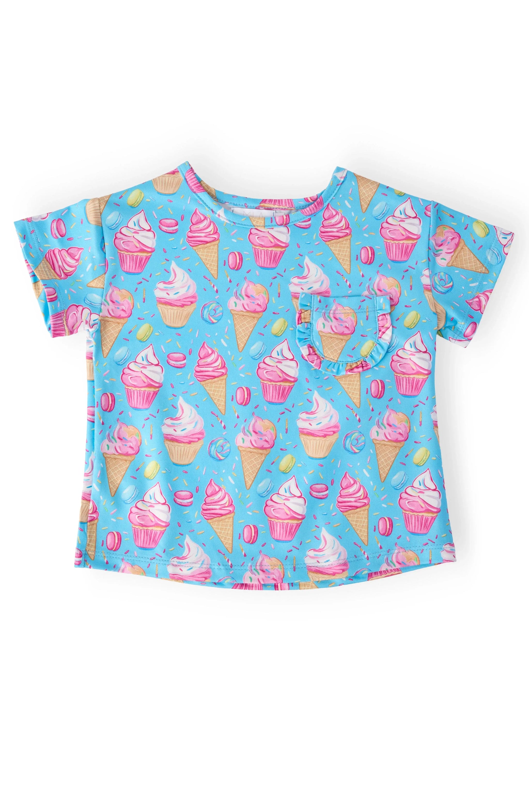 Delightful Desserts Ruffle Pocket Tee - Mila & Rose ® - Flyclothing LLC