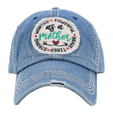 As A Mother Message Vintage Baseball Cap - Madeline Love - Flyclothing LLC
