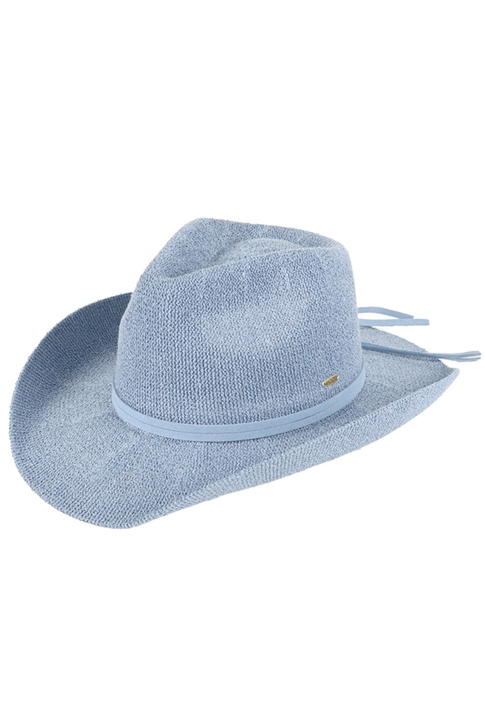 C.C Women's Terry Cloth Band Trim Cowboy Hat - Madeline Love - Flyclothing LLC