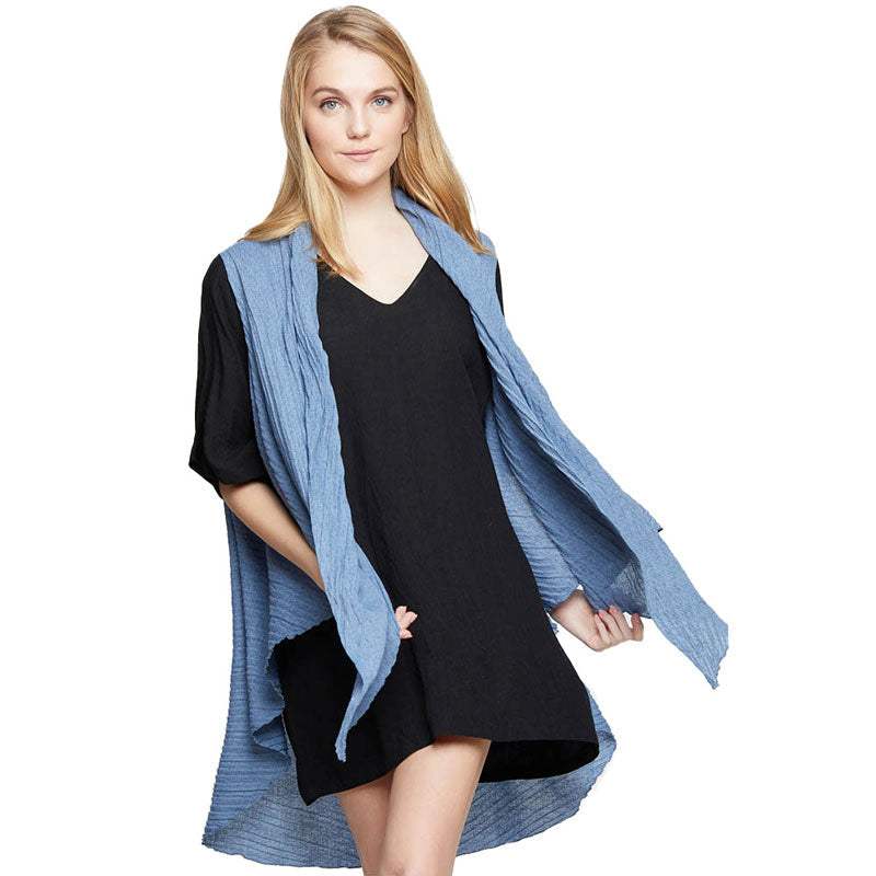 Solid Pleated Vest - Madeline Love - Flyclothing LLC