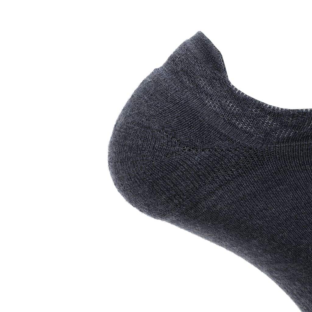 3 Pack Denim - Run No Show Runweight Merino Wool Sock - GRIP6 - Flyclothing LLC
