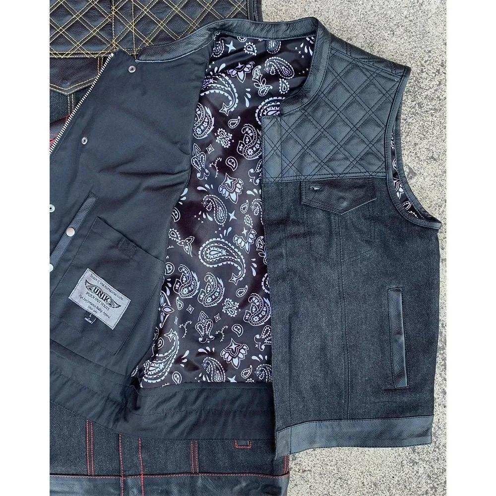 Hybrid - Mens Hybrid Club Vest - Unik Just for Bikers - Flyclothing LLC